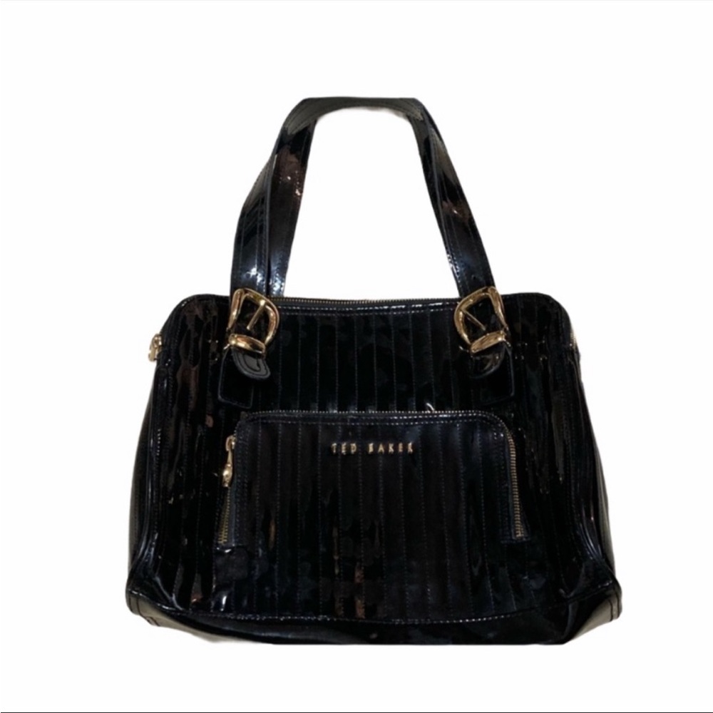 Ted Baker Black Shiny Handbag